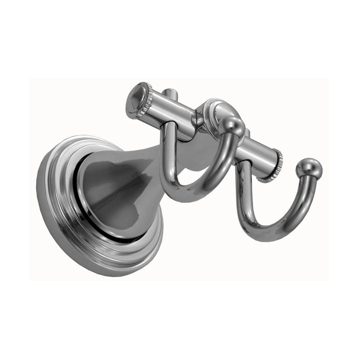Domino Transitional Double Robe Hook | 63mm | Chrome