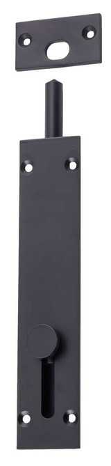 Tradco Reverse Barrel Bolt - 150 x 32mm - Matte Black