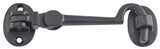 Tradco Oval Cabin Hook - 100mm - Matte Black