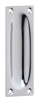 Tradco Sliding Door Flush Pull - 88 x 28mm - Chrome