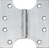 Tradco Parliament Hinge - 100 x 100mm - Satin Chrome