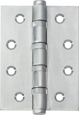 Tradco Ball Bearing Hinge - 100 x 75mm - Satin Chrome