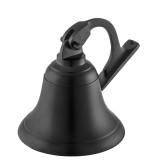Tradco Ships Bell with Rope - 125mm - Matte Black