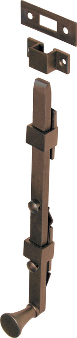 Tradco Panic Bolt - 255mm - Antique Brass