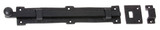 Tradco Iron Tower Bolt - 300 x 55mm - Matte Black