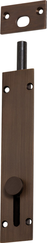 Tradco Reverse Barrel Bolt - 150 x 32mm - Antique Brass
