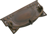 Tradco Edwardian Dresser Handle - 120 x 55mm - Antique Brass