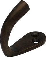 Tradco Robe Hook - 45 x 42mm - Antique Brass