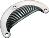 Tradco Classic Shell Cast Iron Drawer Pull Handle - 95mm - Polished Metal
