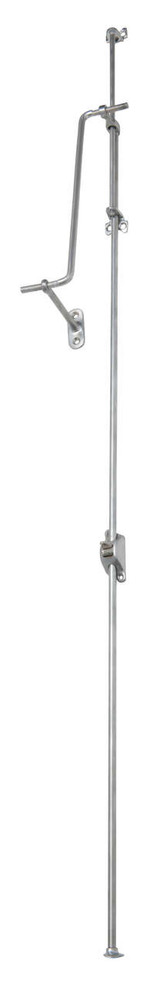 Tradco Fanlight Window Operator - 900mm - Satin Chrome