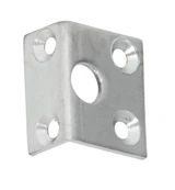 Tradco Right Angle Bolt Keeper - 7.5mm Bolt - Satin Chrome