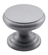 Tradco Flat Cabinet Knob - 25mm - Satin Chrome