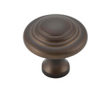 Tradco Domed Cabinet Knob - 25mm - Antique Brass