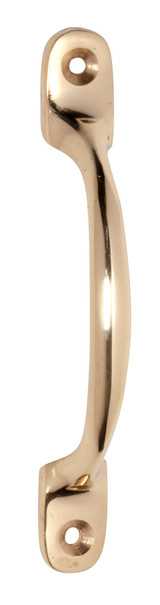 Tradco Pull Handle - 100mm - Polished Brass