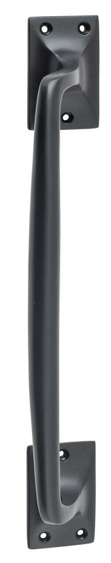 Tradco Classic Offset Pull Handle - 305 x 42mm - Matte Black