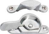 Tradco Narrow Sash Window Fastener - 65 x 15mm - Satin Chrome