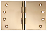 Tradco Broad Butt Hinge - 100 x 150mm - Polished Brass