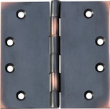 Tradco Fixed Pin Hinge - 100 x 100mm - Antique Copper