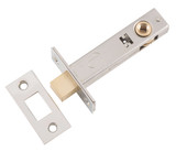 Tradco Premium Privacy Latch - 70mm Backset - Polished Nickel