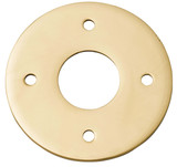 Polished Brass 60mm Adaptor Plates to suit Doors with 54mm Hole (Pair)
