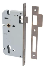 Iver Euro 85 Mortice Lock - 60mm Backset - Signature Brass