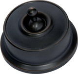 Tradco Federation Toggle Light Switch - 62mm - Antique Copper