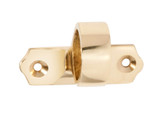 Tradco Offset Ring Sash Window Lift - 32 x 49 x 36mm - Polished Brass