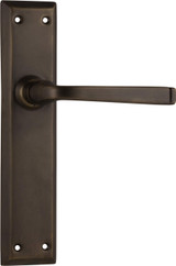 Tradco Menton Lever Door Handle - 225 x 50mm - Antique Brass