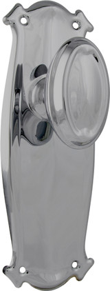 Tradco Bungalow Door Knob - 197 x 68mm - Chrome