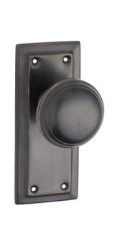 Tradco Richmond Door Knob - 125 x 50mm - Antique Copper