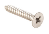 Tradco Phillips Countersunk Wood Screws - Pack of 50 - 25mm x 8 Gauge - Satin Nickel