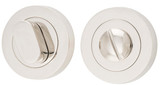 Iver Premium Round Privacy Turn - 52mm/4mm Spindle - Polished Nickel