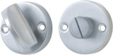 Tradco Round Privacy Turn - 35mm/4mm Spindle - Satin Chrome