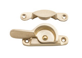 Tradco Narrow Sash Window Fastener - 65 x 15mm - Satin Brass