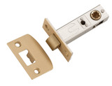 Tradco Premium Split Cam Tubular Latch - 60mm Backset - Satin Brass