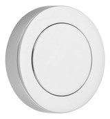 Iver Round Blank Rose Cover - 52mm - Chrome