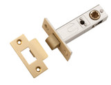 Iver Split Cam Tubular Latch with 'T' Striker - 60mm Backset - Brushed Brass