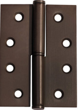 Iver Lift Off Hinge - Left Hand - 100 x 75mm - Signature Brass