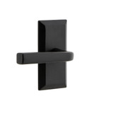 Ageless Iron Lance Lever Door Handle - Vale Plate - 121 x 64mm - Black Iron