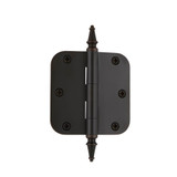 Nostalgic Loose Pin Hinge with Steeple Finial - Rounded - 89 x 89mm - Timeless Bronze