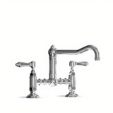 Nicolazzi 1459 Tradizionale English Outlet Bridging Kitchen Tap - Swivel Spout