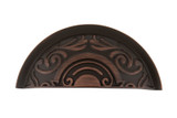 Nostalgic Victorian Drawer Pull Handle - 76mm CTC - Timeless Bronze
