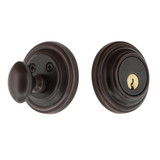 Nostalgic Classic Deadbolt - 67mm - Timeless Bronze
