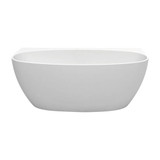 Fienza Keeto Back To Wall Bath - Gloss White
