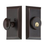 Nostalgic Heritage Studio Deadbolt - 102 x 64mm - Timeless Bronze