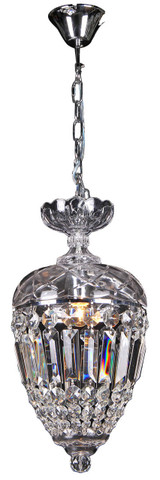 Lighting Inspirations Mozart Basket Chandelier Pendant Light - 280mm - Chrome