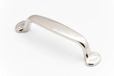 Castella Decade Cabinet Pull Handle - 102mm - Polished Nickel