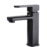 Fienza Koko Short Basin Mixer Tap - Fixed Spout - Matte Black