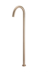Meir Round Floor Mounted Bath Outlet - Champagne