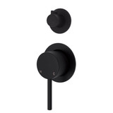 Fienza Kaya Wall Mixer & Diverter - Matte Black